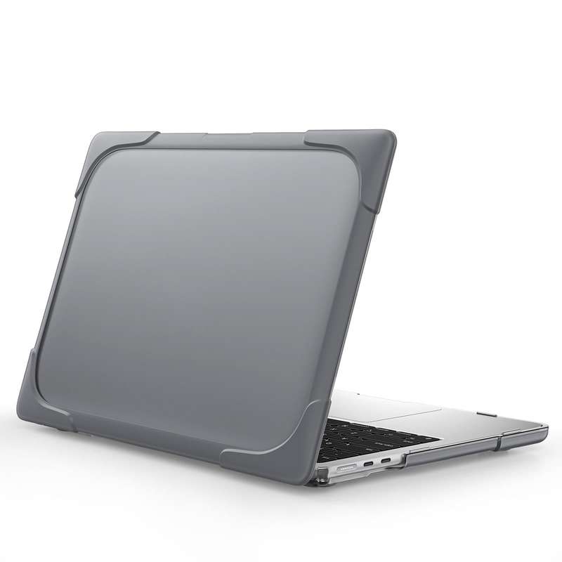 For MacBook Air 13.6 inch A2681 2022 TPU + PC Two-color Anti-fall Laptop Protective Case(Grey)