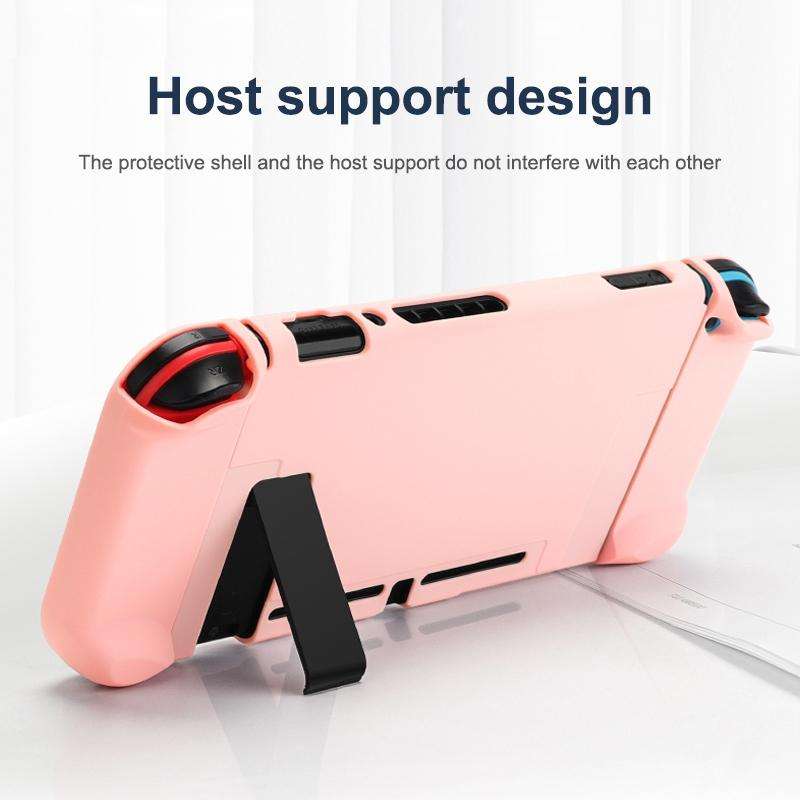 For Nintendo Switch Pure Color Shockproof TPU Case(Purple)