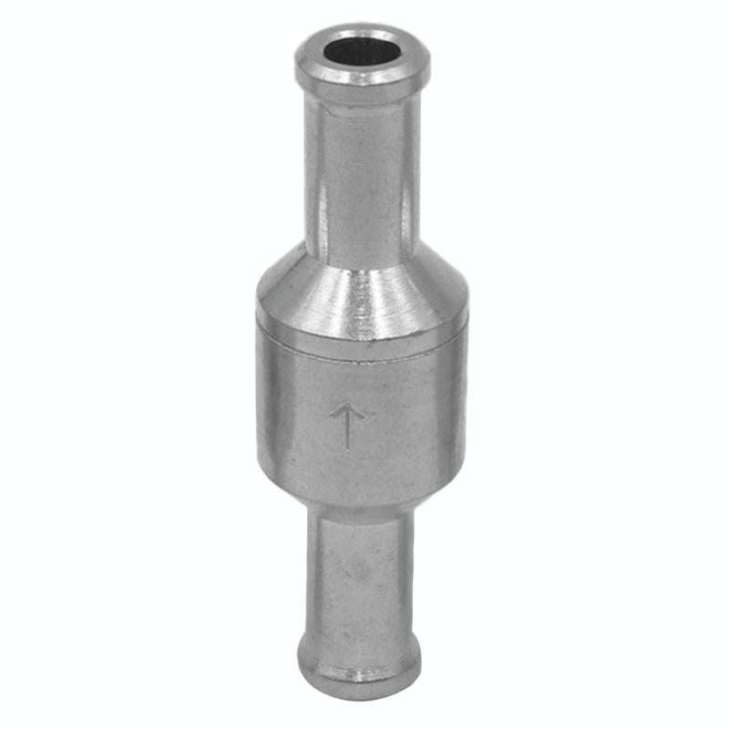 Car Aluminum Alloy Gasoline Fuel Check Valve, Size:M12(Silver)