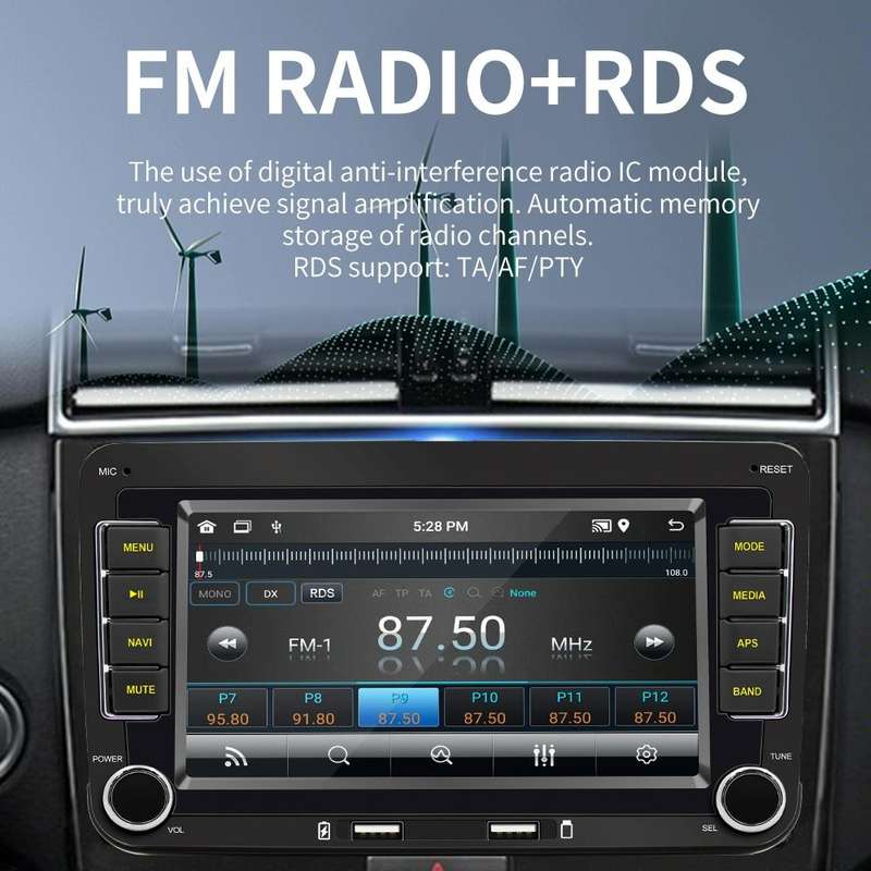 S9070 For Volkswagen 7 inch Portable Car MP5 Player Support CarPlay / Android Auto, Specification...