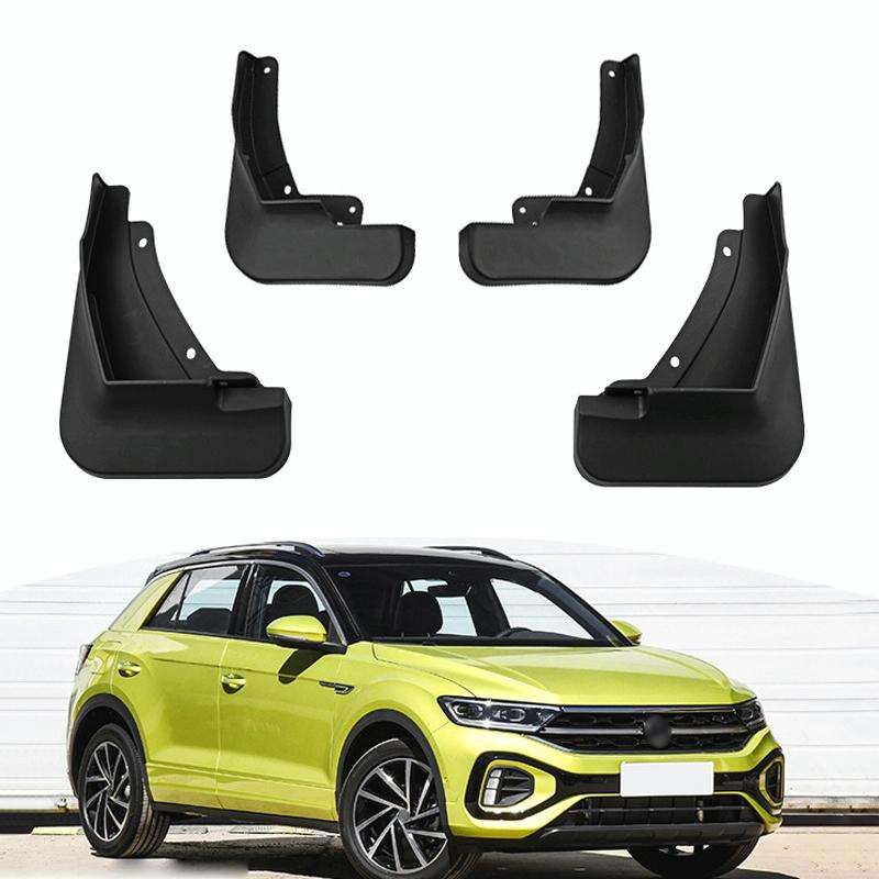 For Volkswagen T-ROC 2023 4pcs/Set Car Auto Soft Plastic Splash Flaps Fender Guard
