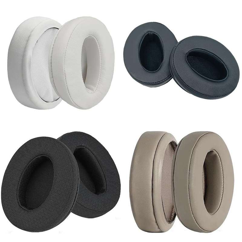 2pcs For Sennheiser HD4.50BTNC Wireless Headset Sponge Cover Replacement Earmuffs, Color: Black Mesh
