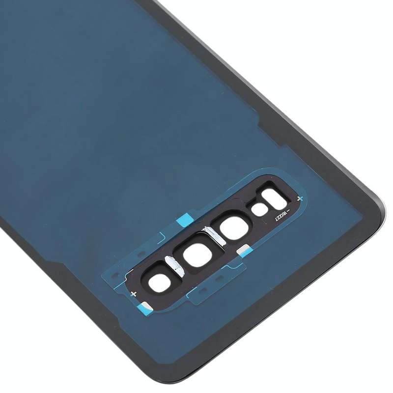 For Galaxy S10 Battery Back Cover with Camera Lens (Black)