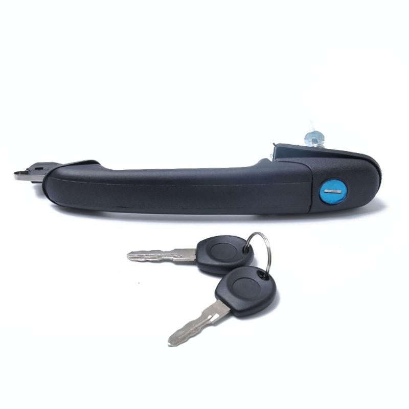 Car Front Door handle 6N0837207C, 66N0837207D + 2 Keys for Volkswagen Polo