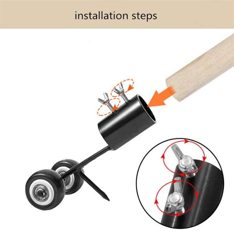 Crevice Weeder Free Bending Weeder Gardening Weeding Tool, Style:Straight Nail