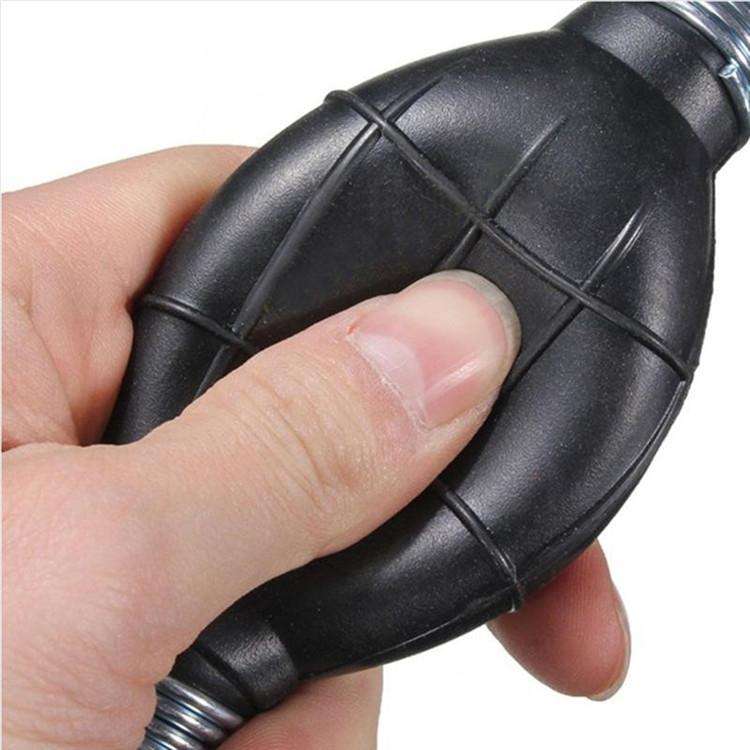 Universal Car Boat Motor Motorcycle Gasoline Pump Spherical Rubber Manual Fuel Pump, Size:12mm(Bl...