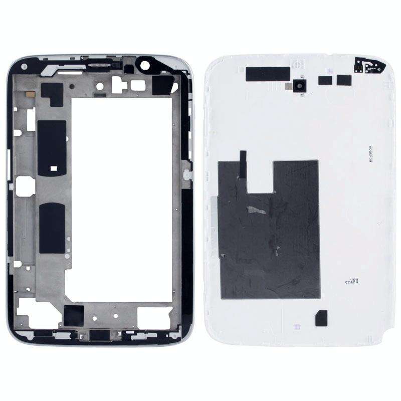 For Galaxy Note 8.0 / N5100 High Quality Full Housing  Chassis (Front Frame + Back Cover) (White)