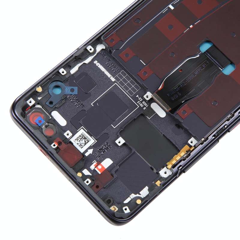 LCD Screen and Digitizer Full Assembly with Frame for Huawei Nova 7 Pro 5G(Black)