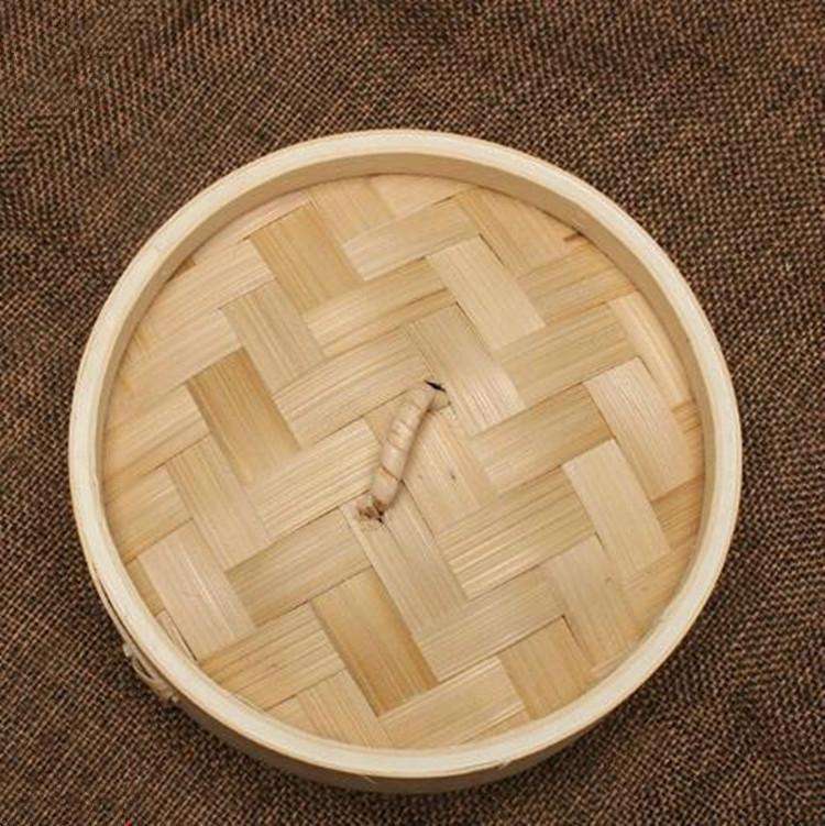 Xiaolongbao Bamboo Steamer Household Steamed Dumpling Cage Drawer Multi Layer Deepened Bamboo Ste...
