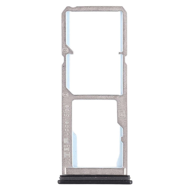 For Vivo Y69 2 x SIM Card Tray + Micro SD Card Tray (Black)