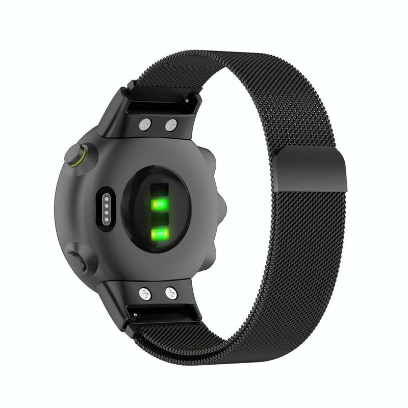 For Garmin Forerunner 45 / 45S / Swim 2 Milanese Watch Band(Black)