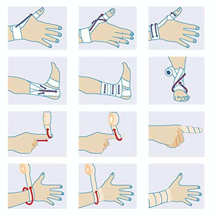 Self-adhesive Elastic Bandage for Sports, Size:450 x 10cm