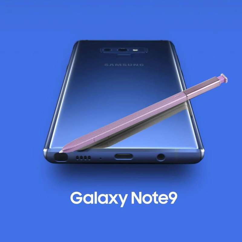 Portable High-Sensitive Stylus Pen without Bluetooth for Galaxy Note9(Purple)