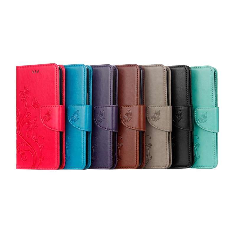For Sony Xperia XZ Butterflies Love Flowers Embossing Horizontal Flip Leather Case with Holder & ...