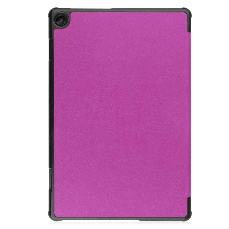 For Lenovo Tab M10 3rd Gen / TB328FU Custer Pure Color 3-Fold Holder Smart Leather Tablet Case(Pu...
