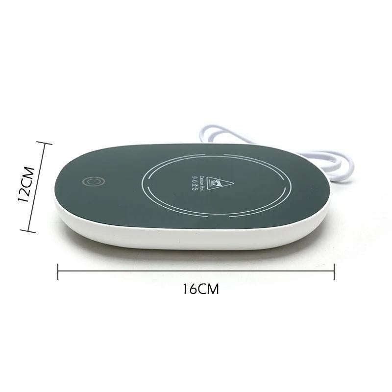Constant Temperature Heating Thermostat Cup Set Smart Ceramic Coffee Cup, Style: USB Plug(Green+G...