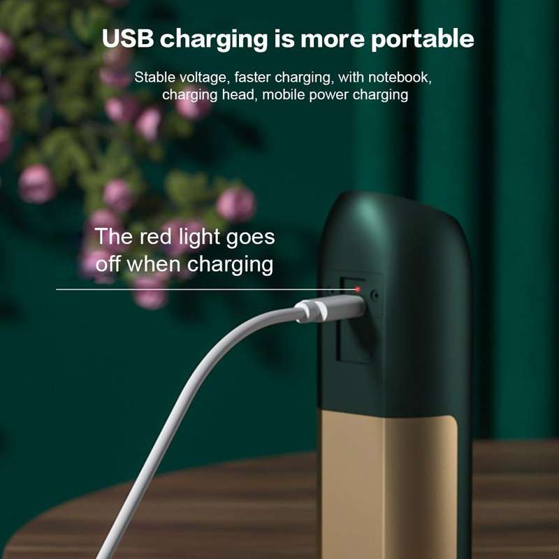 Timed Automatic Spray Air Purification Diffuser, Single Machine, No Essential Oil(2.0 Forest Green)