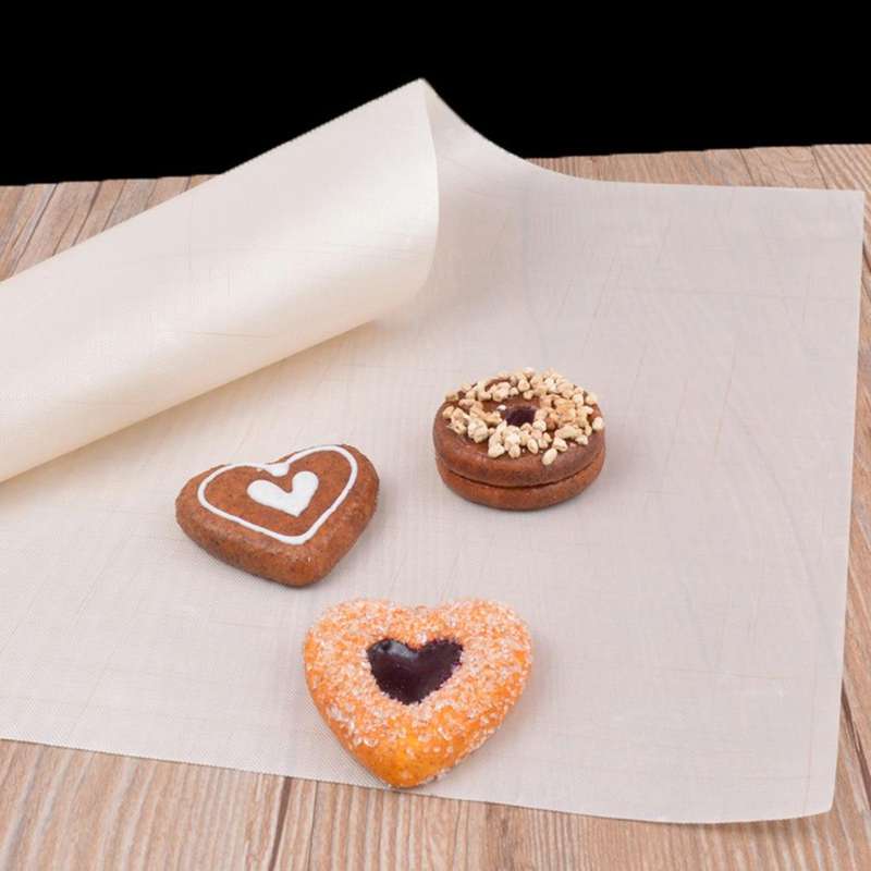 10 PCS Cuttable Reusable High Temperature Resistance Anti-stick Baking Tarpaulins, Size: 40x60cm,...