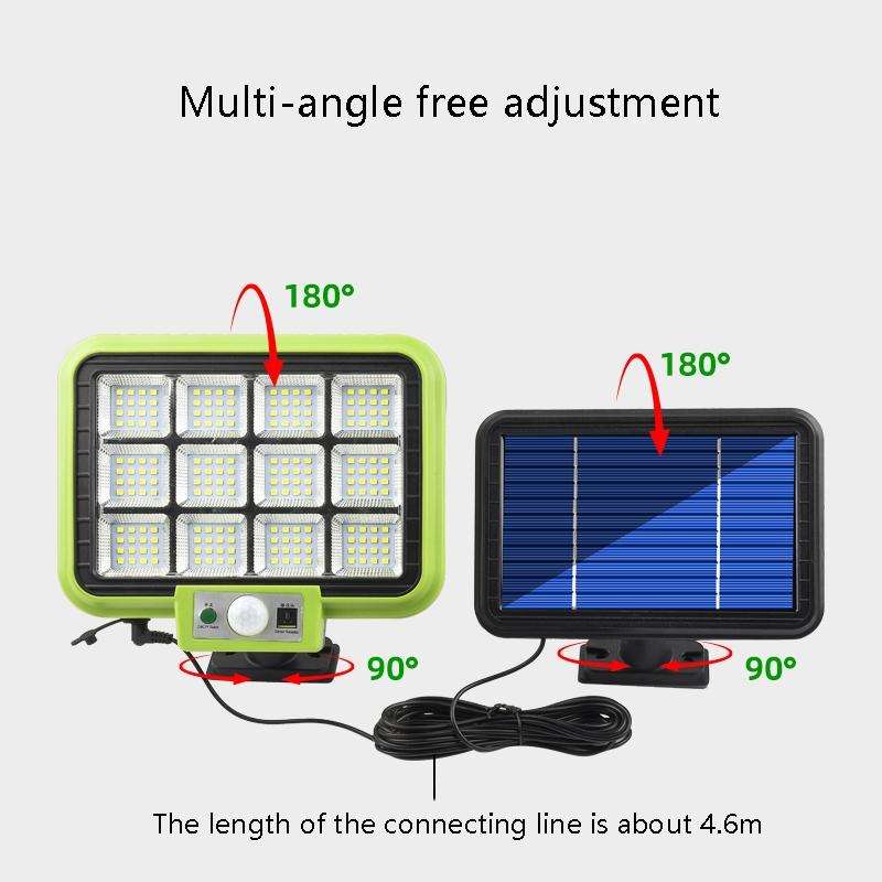 6 x 16 LED Outdoor Waterproof Solar Split Type Wall Light Human Induction Garden Corridor Househo...