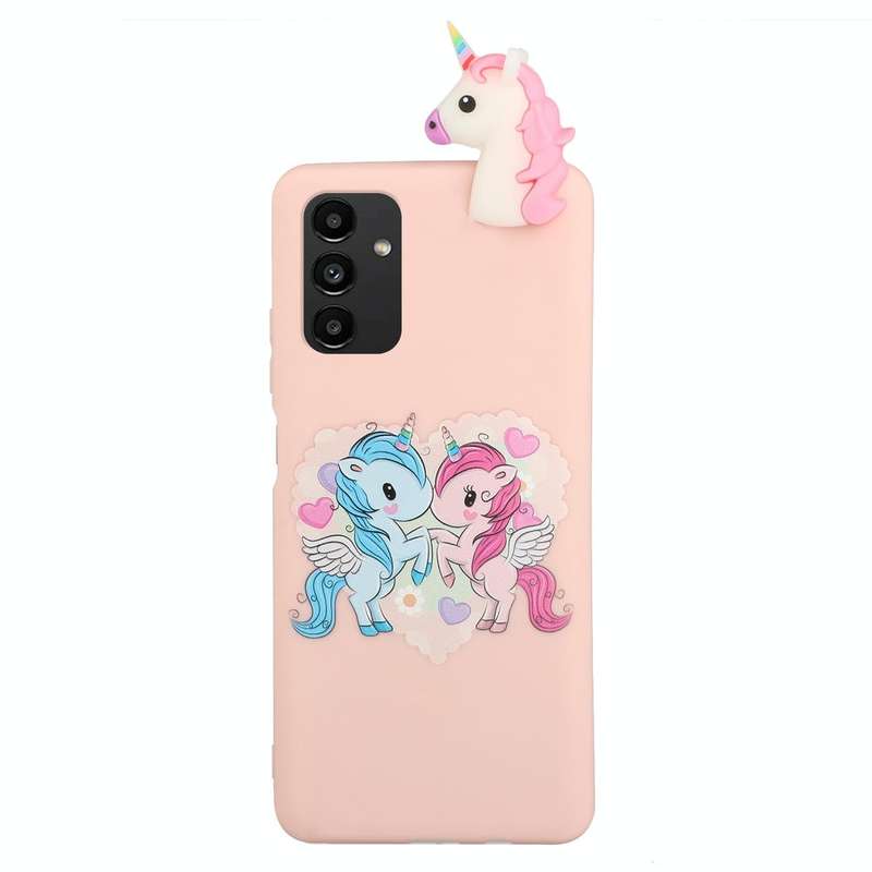 For Samsung Galaxy A14 5G Shockproof Cartoon TPU Phone Case(Love Unicorn)