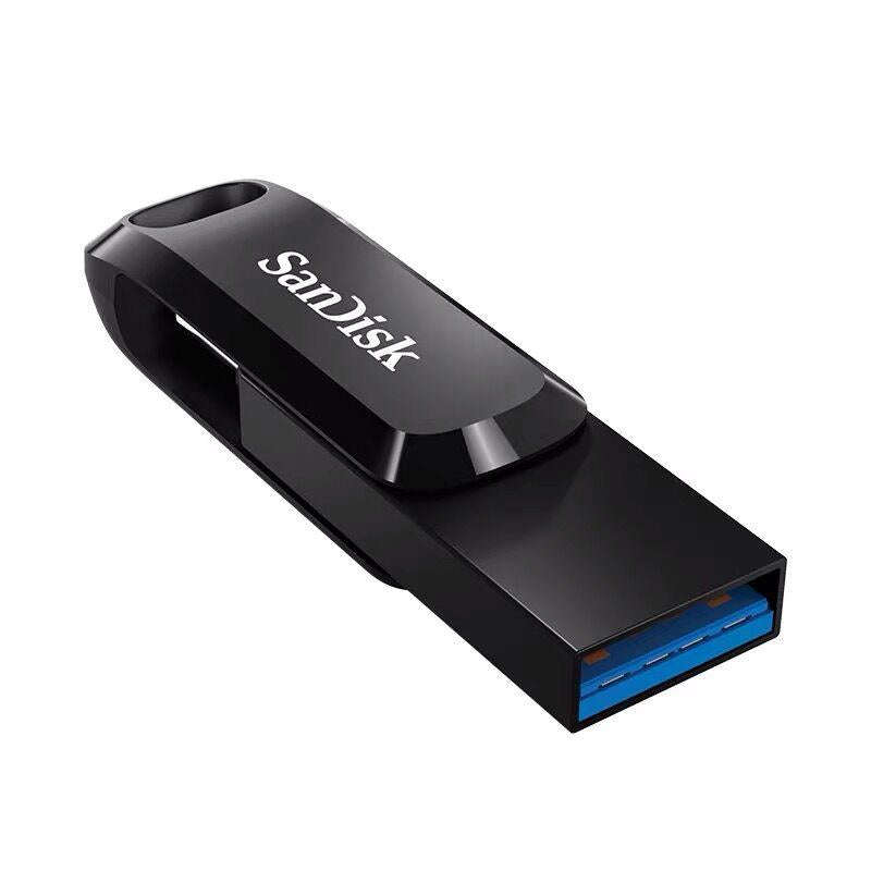 SanDisk Type-C + USB 3.1 Interface OTG High Speed Computer Phone U Disk, Colour: SDDDC3 Black Pla...