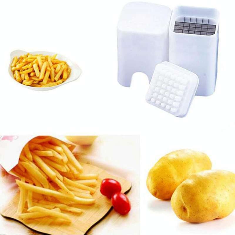 Kitchen Gadget Multi-function Potato Slicer(White)