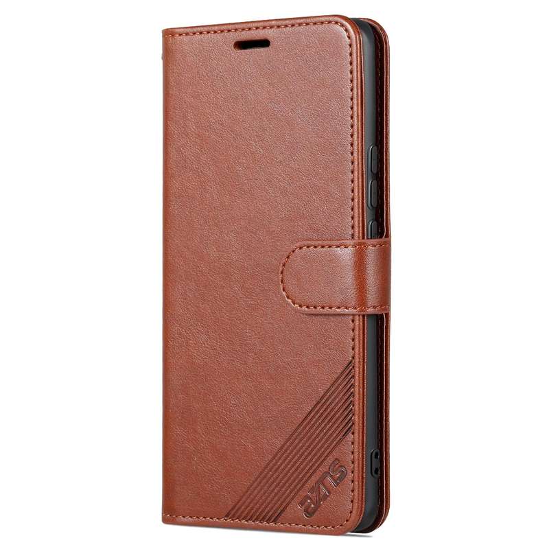 For Huawei nova 10 Pro AZNS Sheepskin Texture Flip Leather Phone Case(Brown)