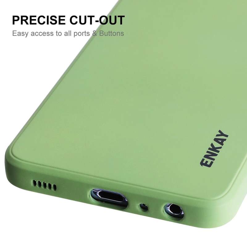 For Samsung Galaxy A52 5G ENKAY Liquid Silicone Soft Shockproof Phone Case(Dark Blue)