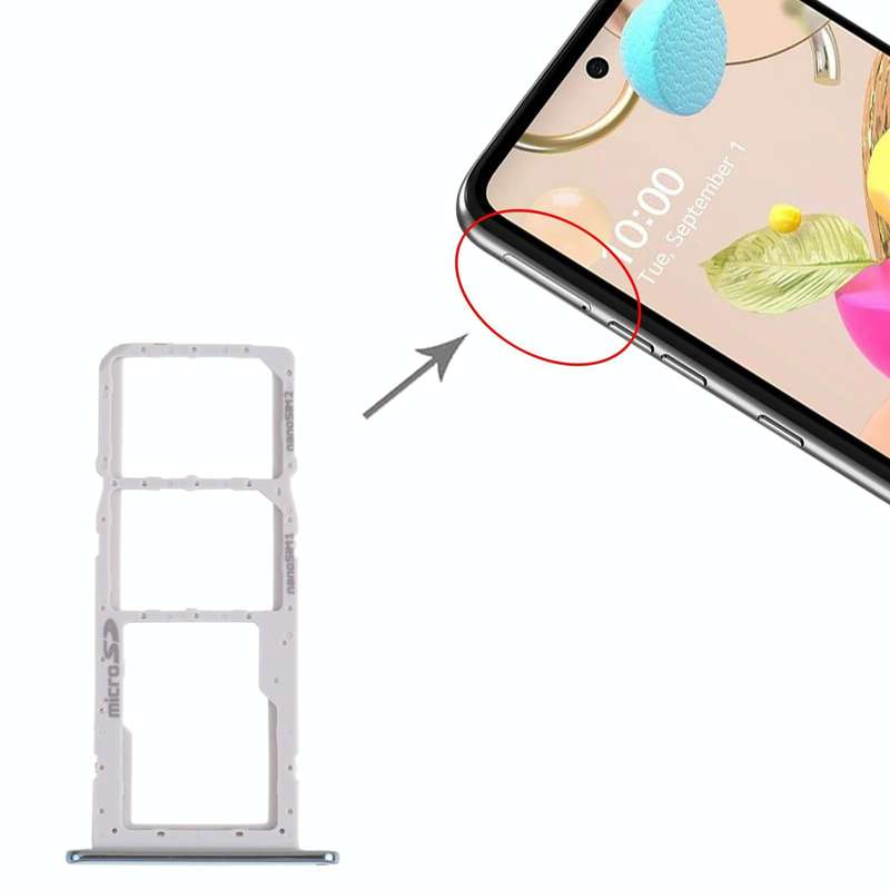 SIM Card Tray + SIM Card Tray + Micro SD Card Tray for LG K42 / K52 (Brazil) LMK420 LMK420H LMK42...