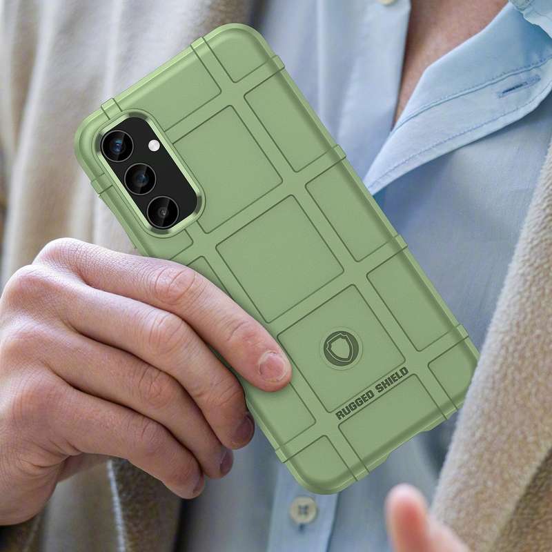 For Samsung Galaxy S23 FE 5G Full Coverage Shockproof TPU Phone Case(Army Green)