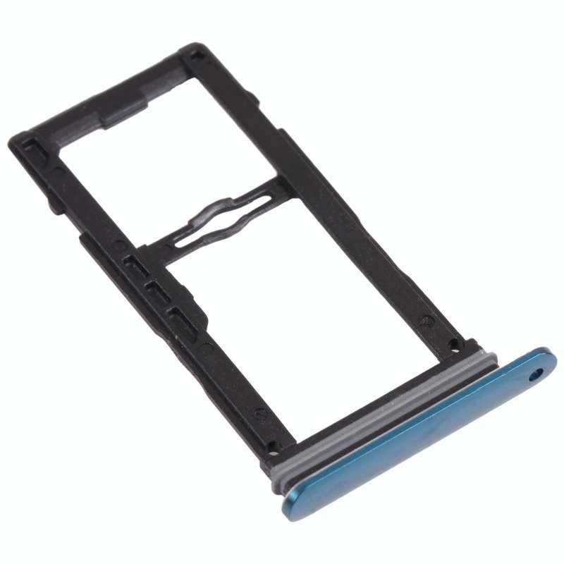 Nano SIM Card Tray + Nano SIM Card Tray / Micro SD Card Tray for LG G8S ThinQ LMG810, LM-G810, LM...