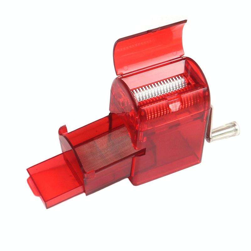 MYQ-053 Hand-cranked Cigarette Grinder Cigarette Puller Plastic Drawer Grinder(Blue)