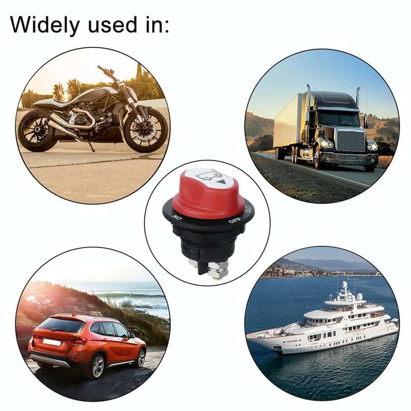 Jtron On/Off Car Battery Switch Car Battery Master Switch MAX DC 32V 200A CONT 300A INT Use for C...