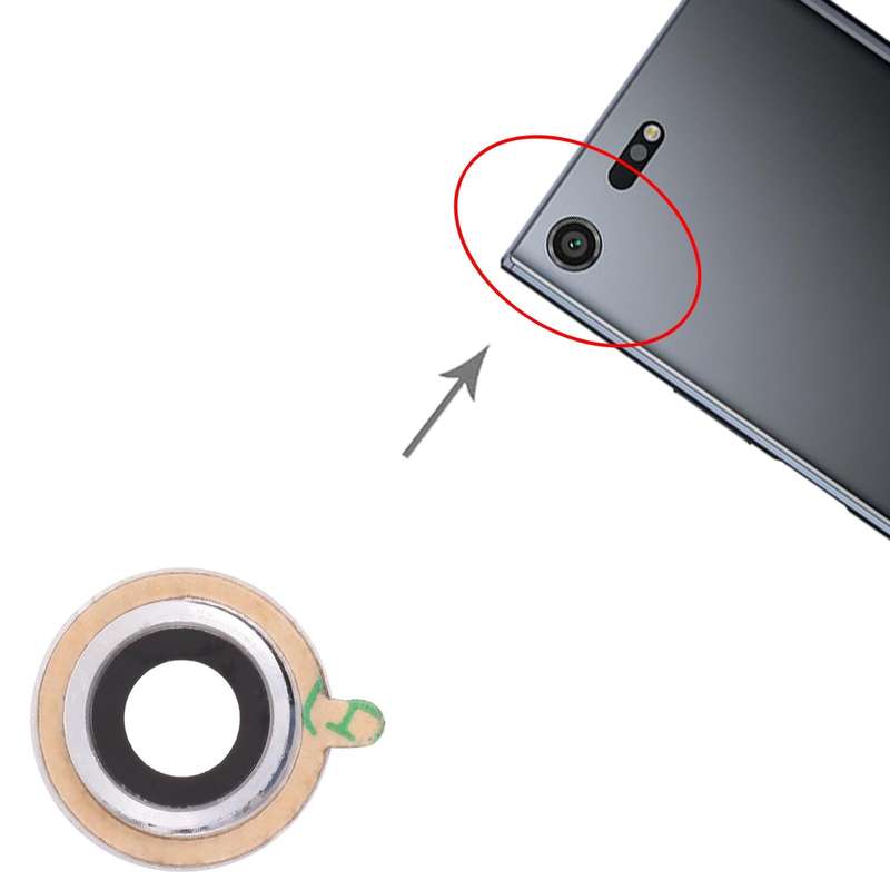 Camera Lens Cover for Sony Xperia XZ Premium (Silver)