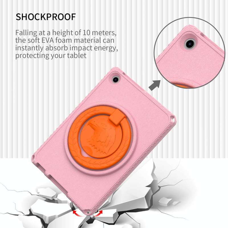For Lenovo Tab M10 3rd Gen 10.1 TB-328 EVA Hard PC Shockproof Tablet Case(Pink)
