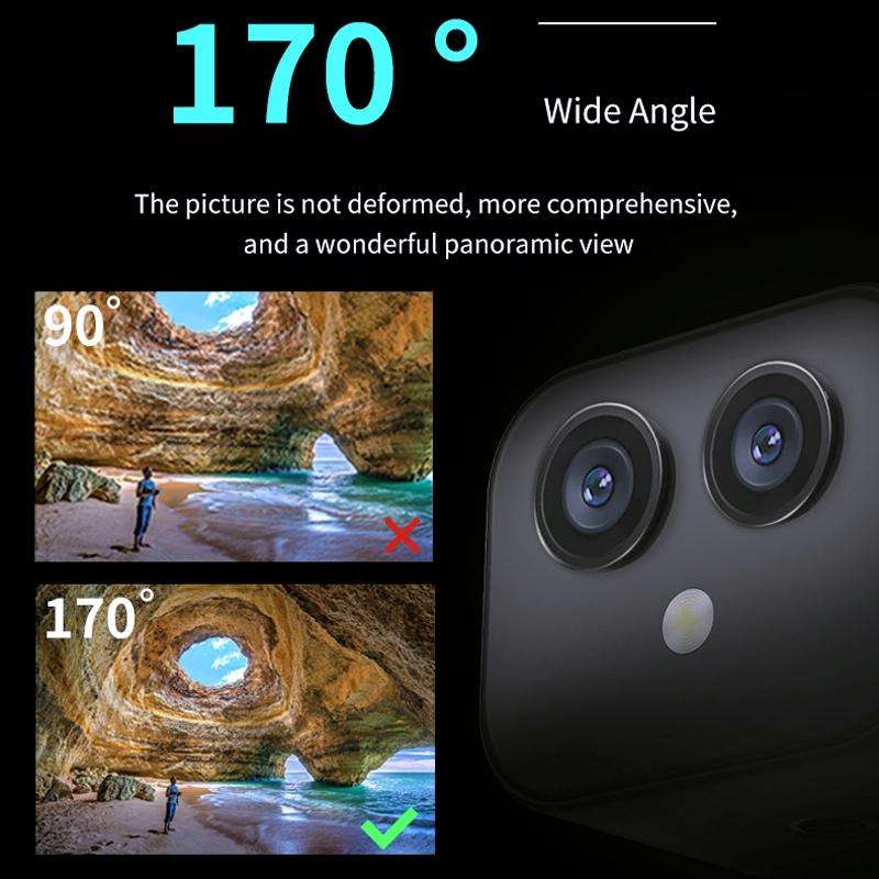 D3 HD 4K Dual Lens Wifi Camera Mobile Phone Wireless Remote Two Way Intercourse Monitoring Camera