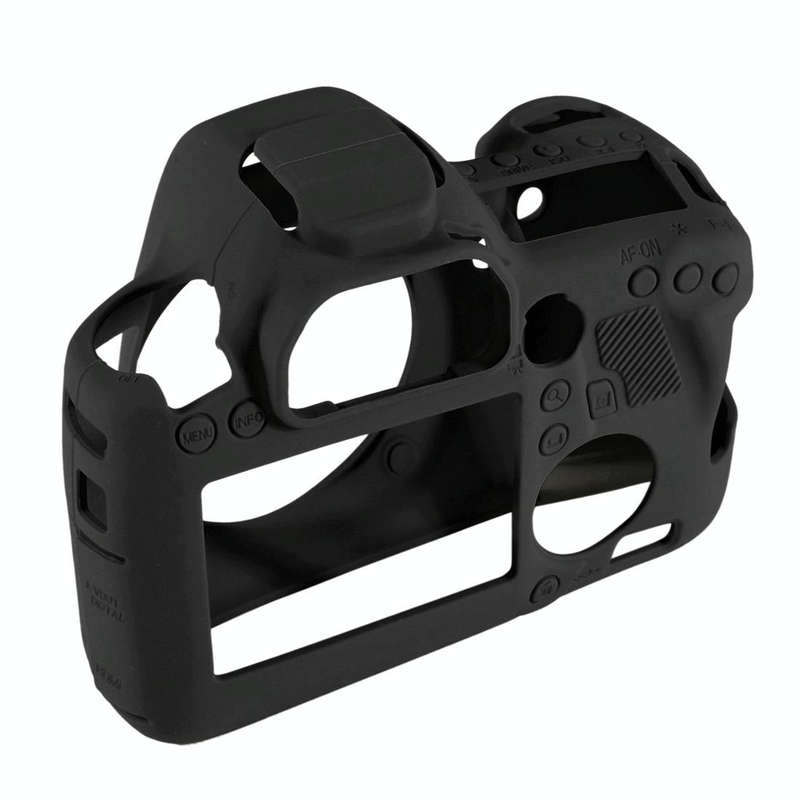 PULUZ Soft Silicone Protective Case for Canon EOS 6D(Black)