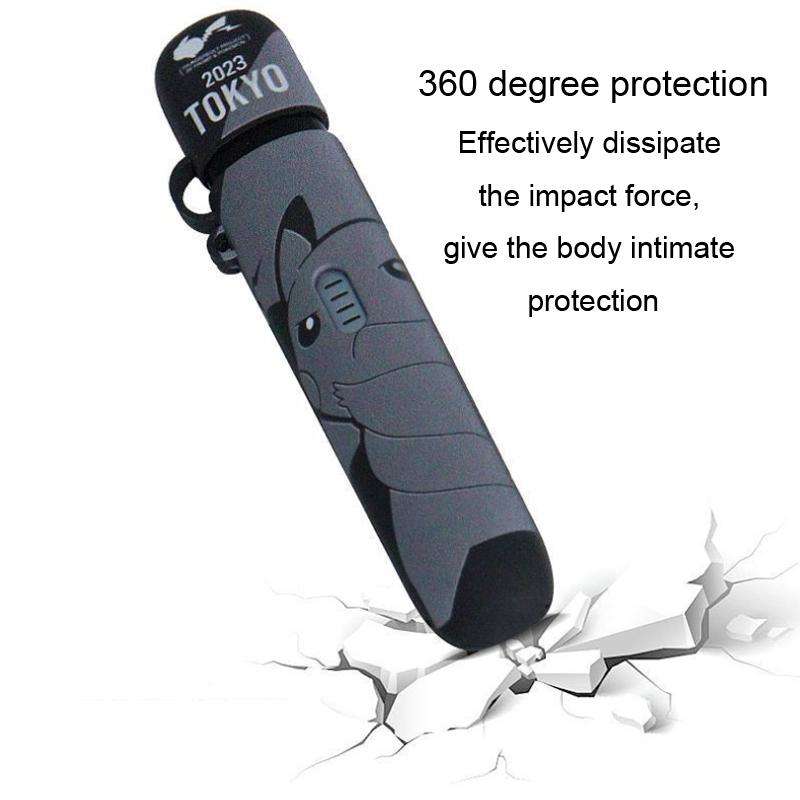 For RELX 5th Generation E Cigarette Drop-Proof Printed Protective Case Cigarette Stick Sleeve(Que...