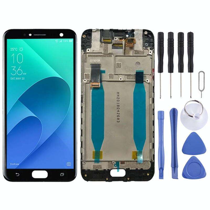 OEM LCD Screen for Asus Zenfone 4 Selfie ZD553KL X00LD Digitizer Full Assembly with FrameBlack)