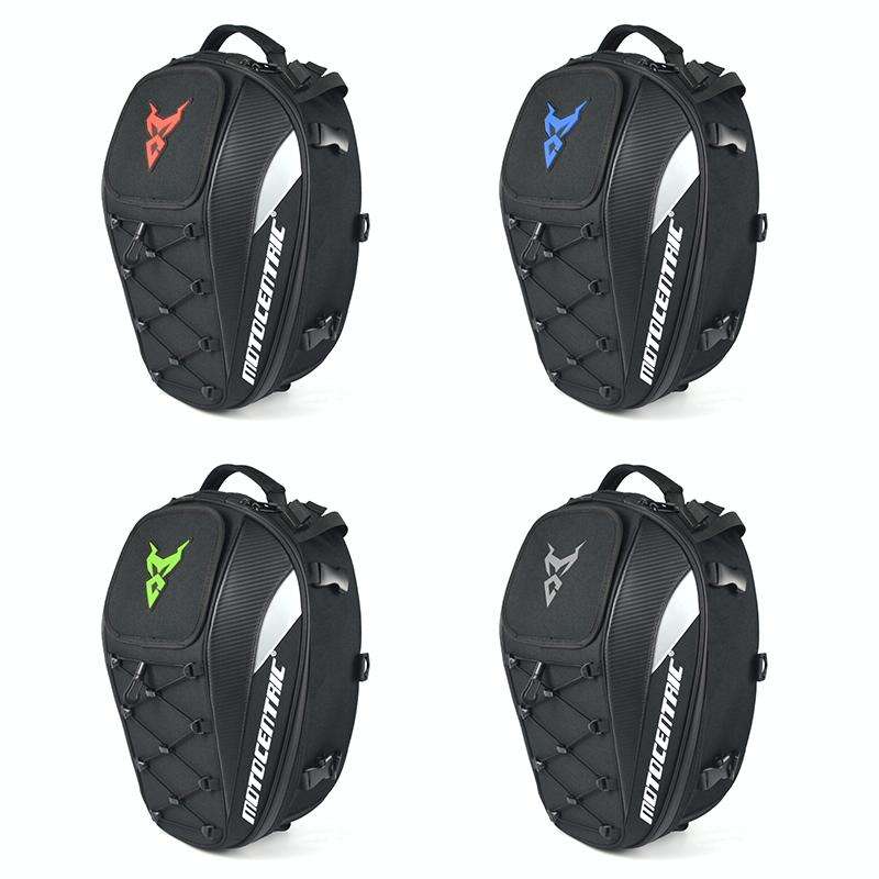 MOTOCENTRIC 11-MC-0102 Motorcycle Rear Seat Helmet Bag(Blue)