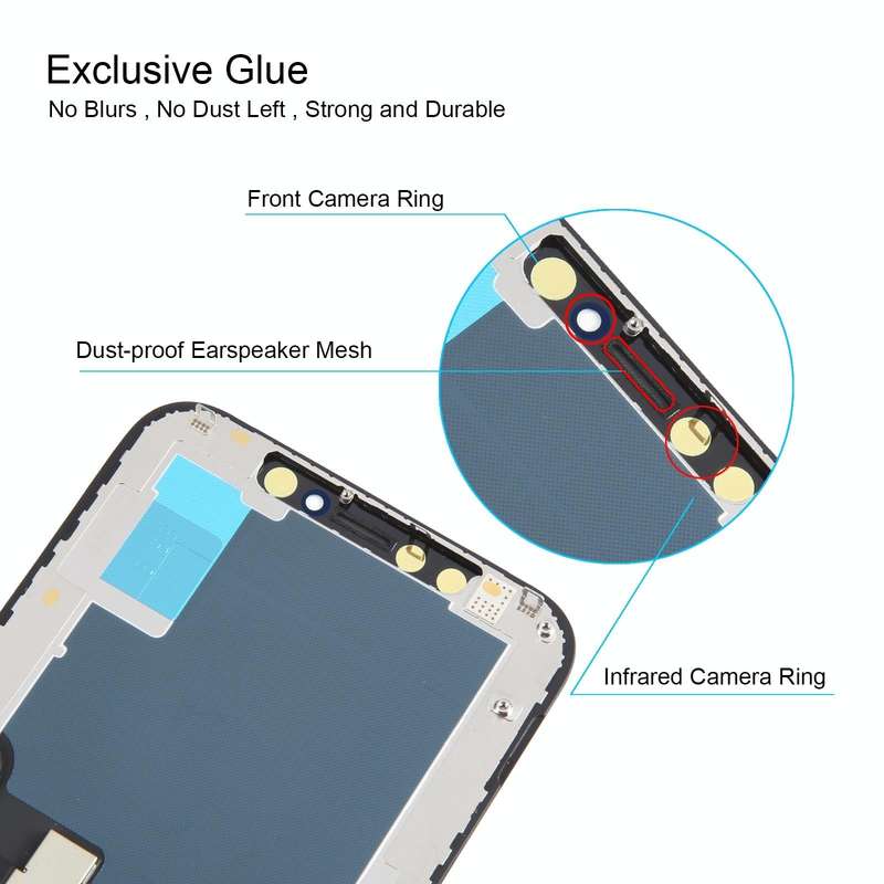 For iPhone XS in-cell LCD Screen with Digitizer Full Assembly