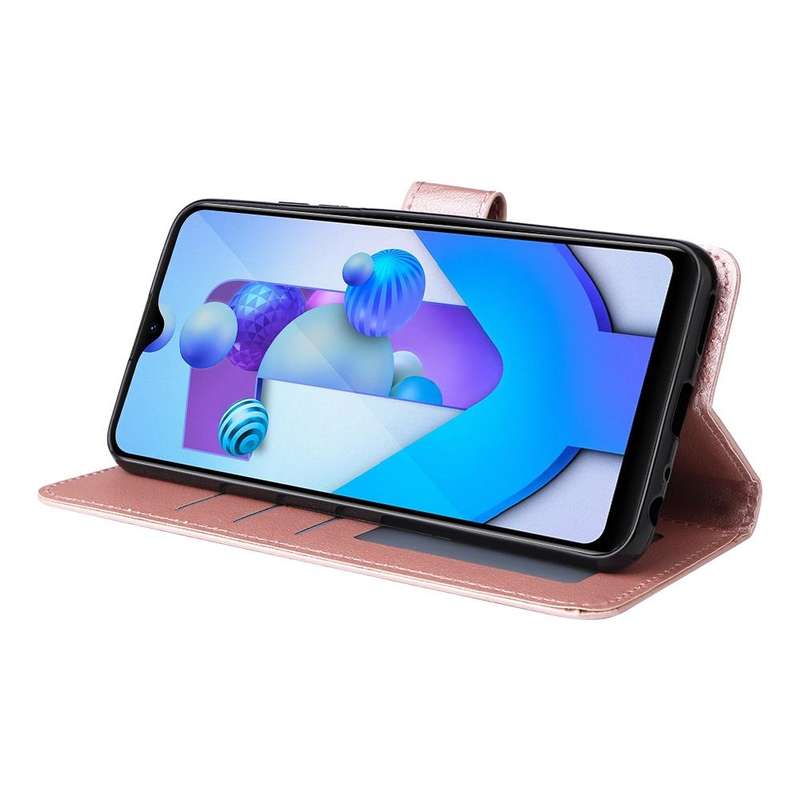 For vivo Y91C / Y1s Multifunctional Horizontal Flip Leather Case with Three Card Slot(Rose Gold)