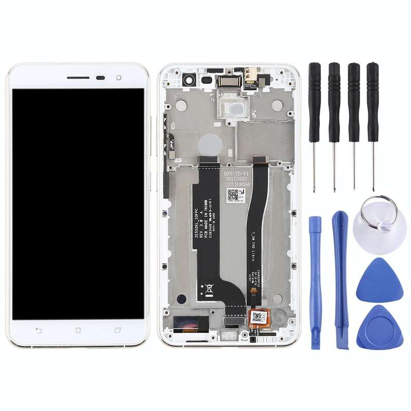 OEM LCD Screen for Asus ZenFone 3 ZE552KL Digitizer Full Assembly with FrameWhite)