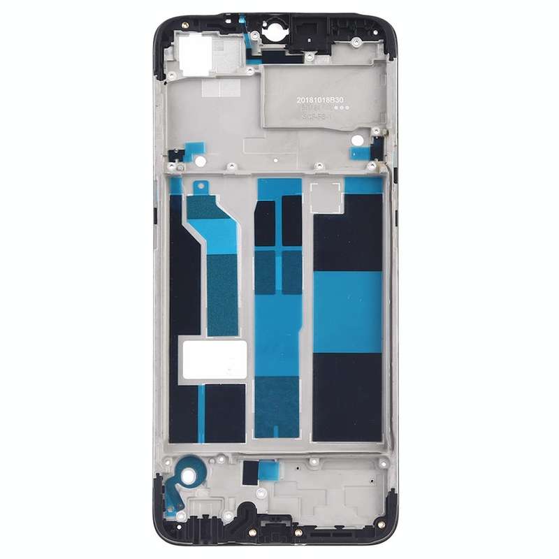 For OPPO F9 / A7X Front Housing LCD Frame Bezel Plate (Black)