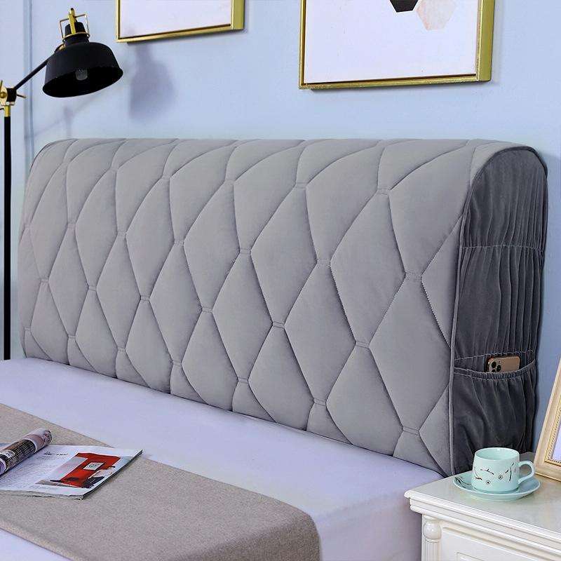 Bedside All-Inclusive Anti-Collision Quilted Thick Fabric Protective Cover, Size: 60x200cm(Dutch ...