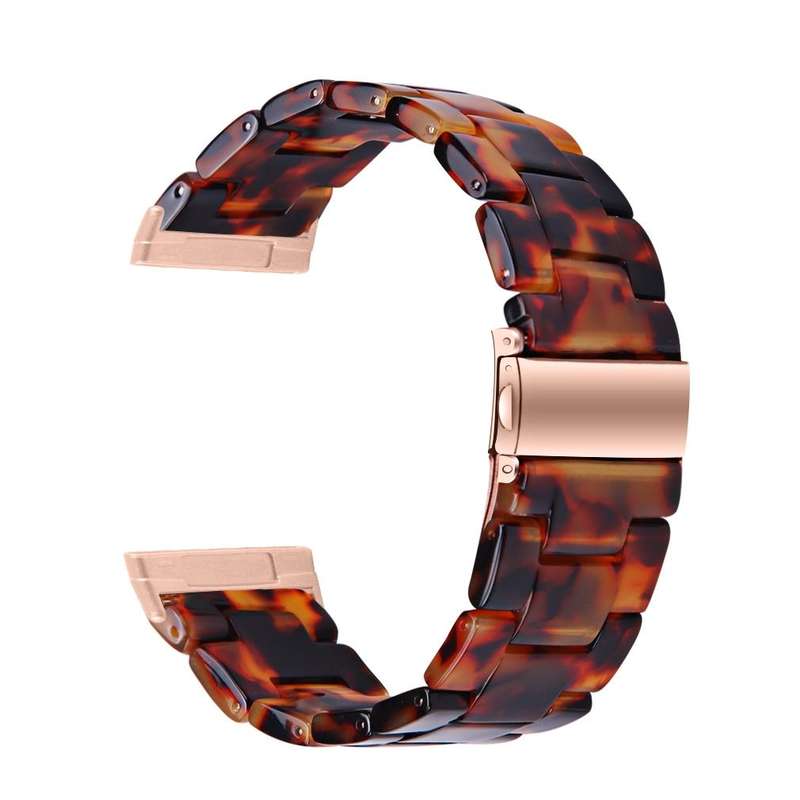 For Fitbit Versa 4 / Sense 2 Universal Resin Watch Band(Hawksbill)