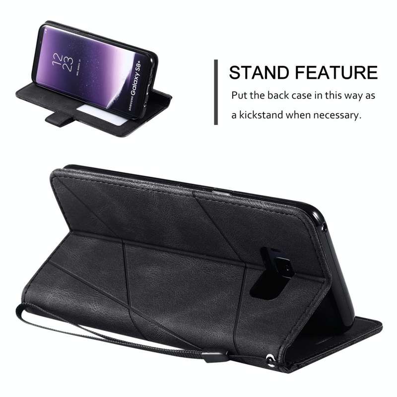 For Samsung Galaxy S8 Plus Skin Feel Splicing Horizontal Flip Leather Case with Holder & Card Slo...