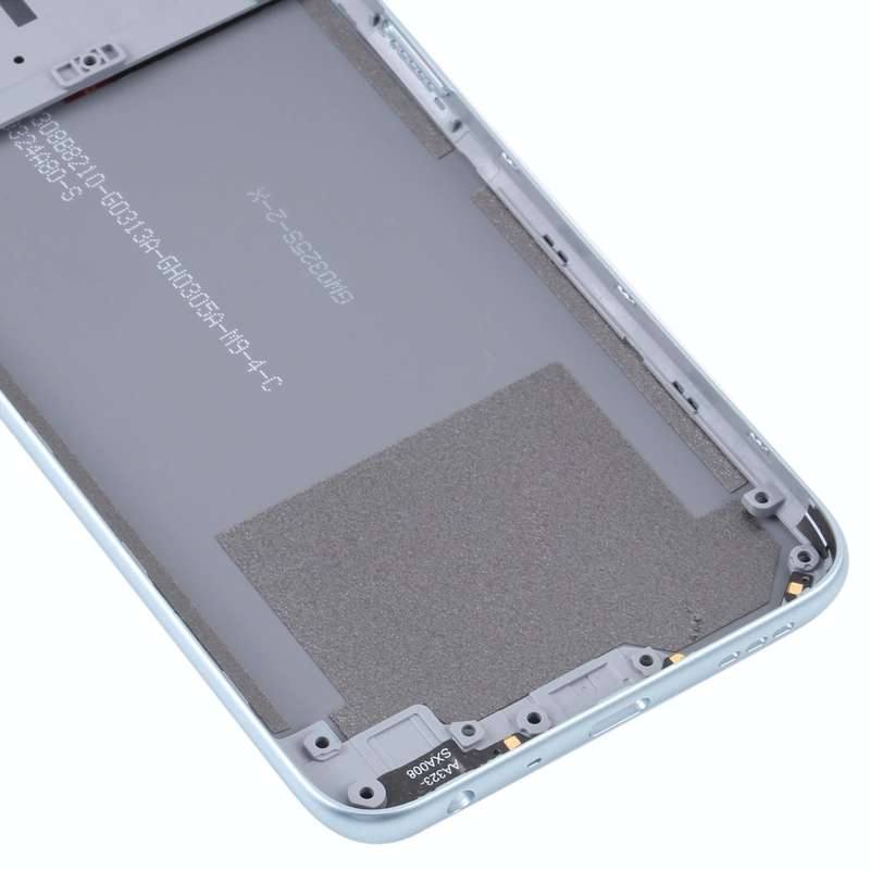 For OPPO A36/A76 Battery Back Cover with Middle Frame (Blue)