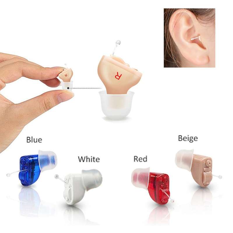 Z-20 In-Ear Hearing Aid Digital Noise Canceling Sound Amplifier(Right Ear Black)