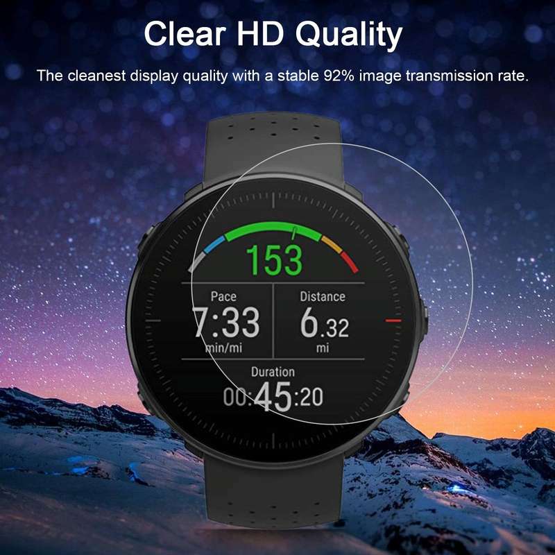 For POLAR Vantage M 0.26mm 2.5D 9H Tempered Glass Film Screen Protector